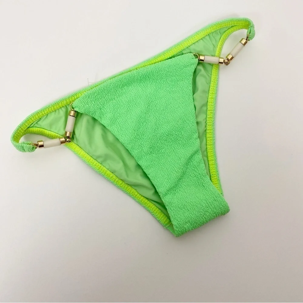 New! Vix Firenze Beaded Bikini Bottom